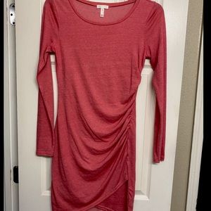 Pink Body con wrap dress